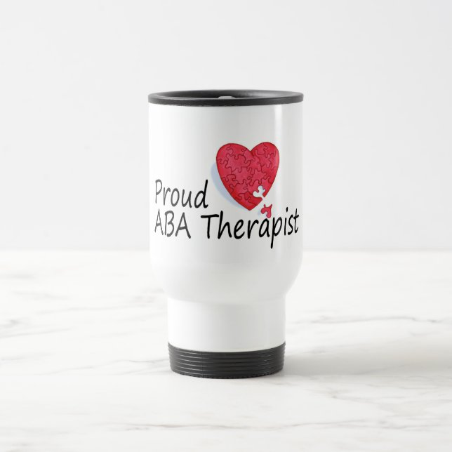 Taza De Viaje Terapeuta orgulloso del ABA (Centro)