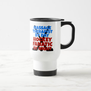 Taza De Viaje Terapia de masajes de los amantes del hockey