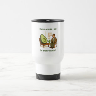 Taza De Viaje Terapia del Aguacate Por Qué Me Siento Vacío Por D
