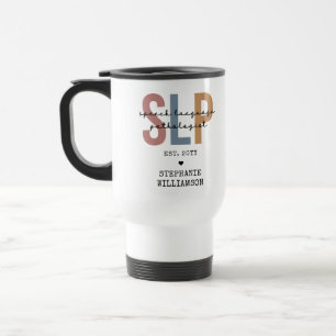 Taza De Viaje Terapia del habla del patólogo del personalizado S
