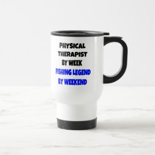 Taza De Viaje Terapia física de la leyenda de la pesca
