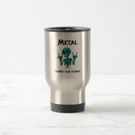 Taza De Viaje Terapia metalizado