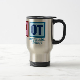 Taza De Viaje Terapia profesional del amor de la paz
