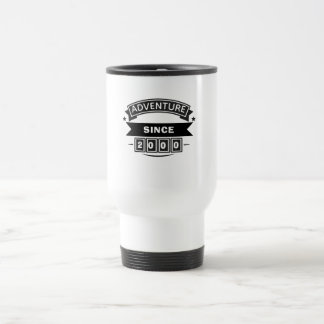 Taza de viaje térmica personalizada Aventura desde
