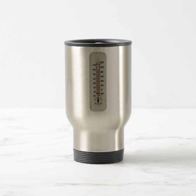 Taza De Viaje termómetro del vintage (Centro)
