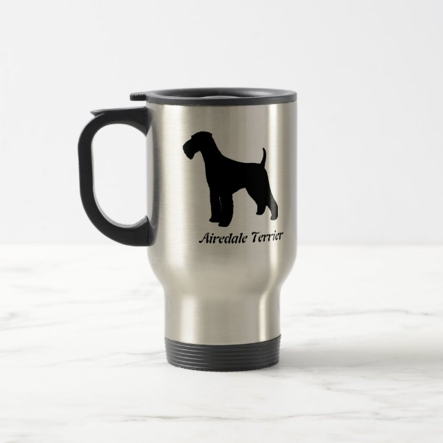 Taza De Viaje Terrier de Airedale (Izquierda)