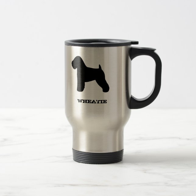 Taza De Viaje Terrier de trigo suavemente revestido (Derecha)