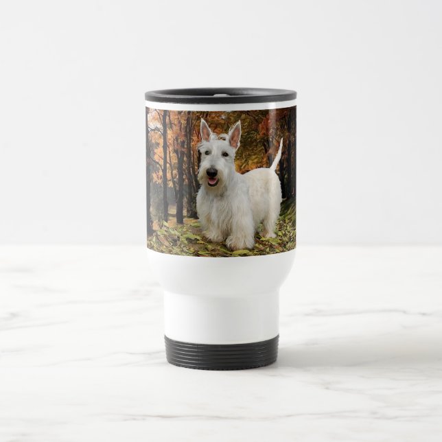 Taza De Viaje Terrier Escocés Wheaten Otoño (Centro)