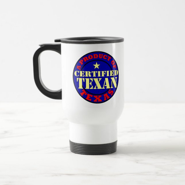 TAZA DE VIAJE TEXÁN CERTIFICADO (Izquierda)