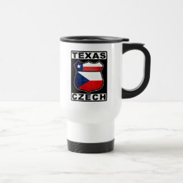Taza De Viaje Texas Czech American Commug Mug