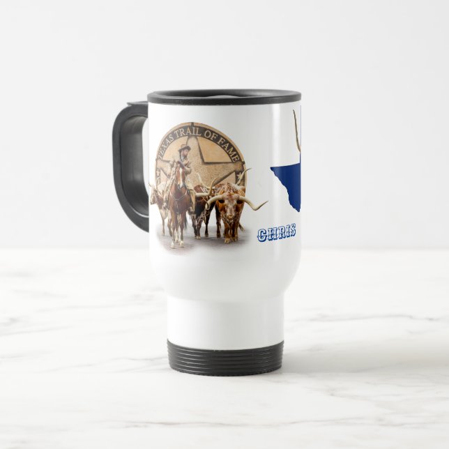 Taza De Viaje Texas Longhorns Commuter Mug (Anverso izquierdo)