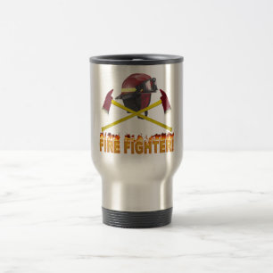 TAZA DE VIAJE TEXTO DE INFLAMACIÓN DEL LOGOTIPO DEL ENCENDIDO DE