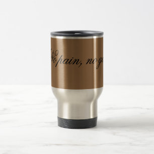 Taza De Viaje texto personalizado   motivación de gimnasio   Y m