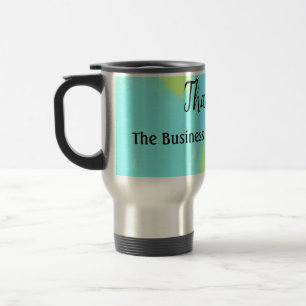 Taza De Viaje texto simple de agradecimiento agregar detalles de