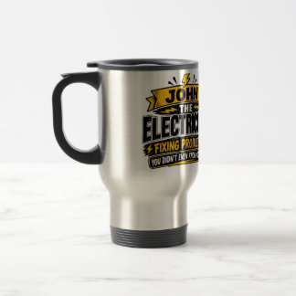 Taza De Viaje The Electrician Fixing Problems 