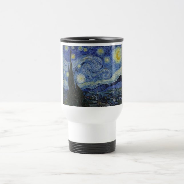 Taza De Viaje The Starry Night 1889 Vincent van Gogh (Centro)