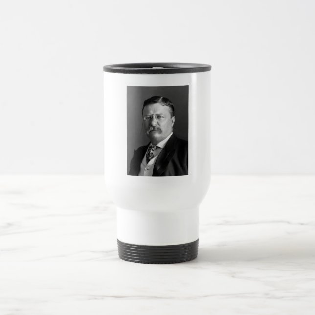 Taza De Viaje Theodore Roosevelt Teddy Presidente Republicano (Centro)