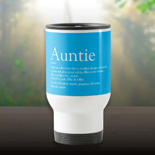 Taza De Viaje Tía Tía Definición Moderna Azul Frío