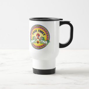 Taza De Viaje Tíbet libre redondo