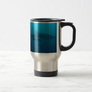 Taza De Viaje Tiburones Pescado Agua Océano Tropical Playa Paz A