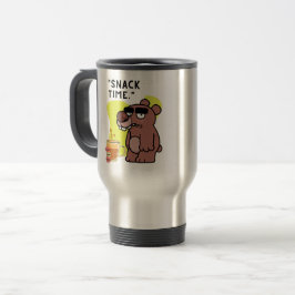 TAZA DE VIAJE ¡TIEMPO DE APERITIVOS!- ANIMAL-FUNNY- CAFÉ-COOKIS