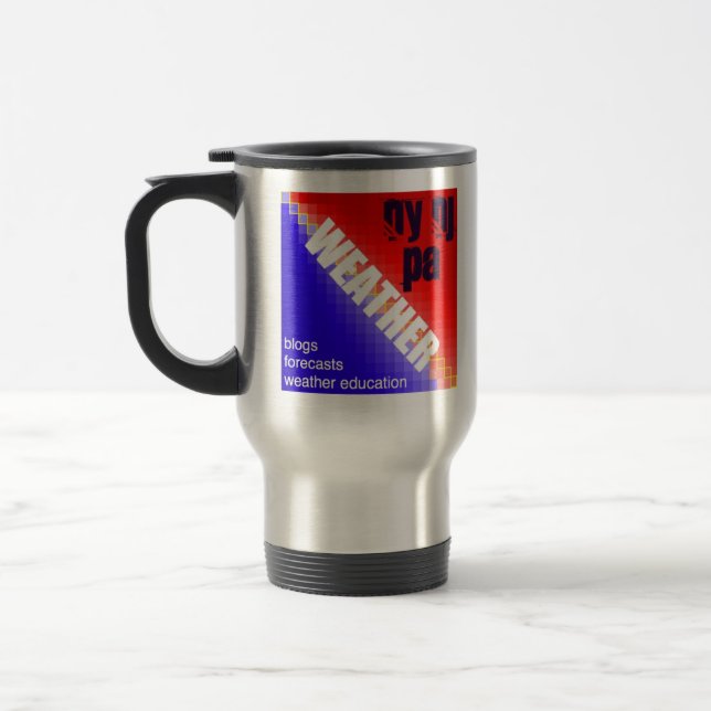 Taza De Viaje Tiempo del PA de NY NJ (Izquierda)