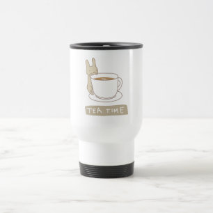 Taza De Viaje Tiempo del té