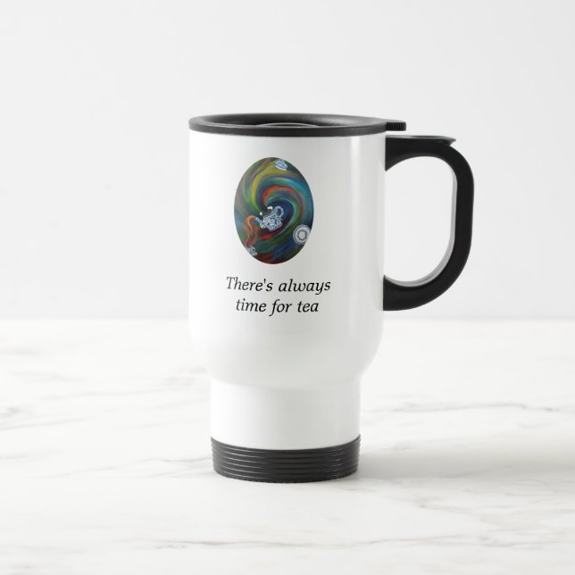 Taza De Viaje Tiempo para viajar con té (Derecha)