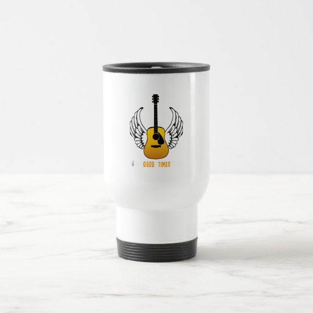 Taza De Viaje Tiempos del lGood de Ange de la guitarra (Centro)