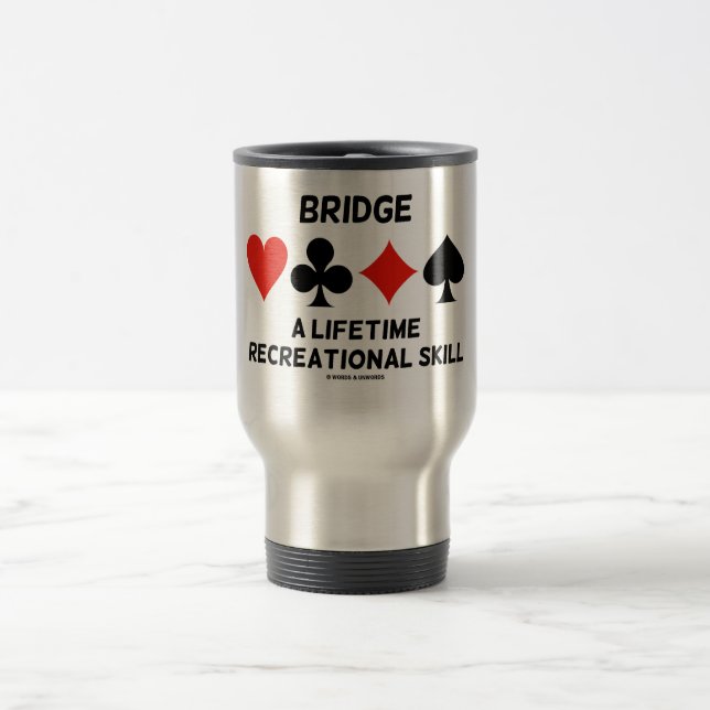 Taza De Viaje Tienda un puente sobre una habilidad recreativa (Centro)