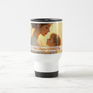 Taza De Viaje Tierno Amor Maternal en Luz Florecida
