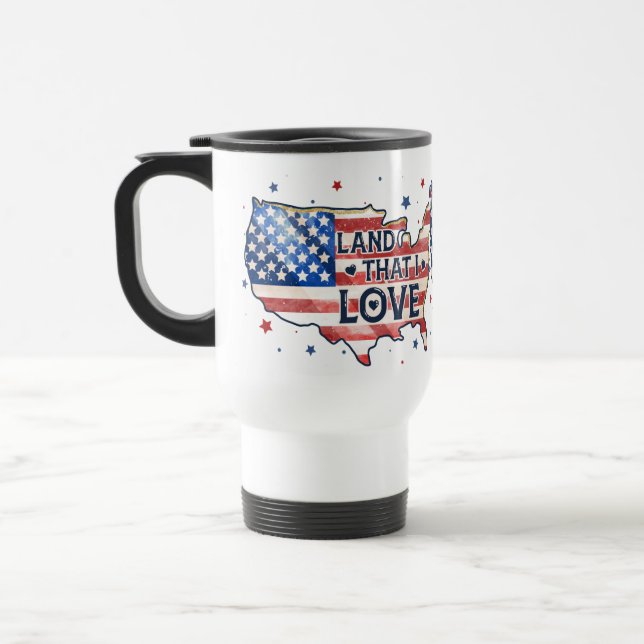 Taza De Viaje tierra que ama (Izquierda)