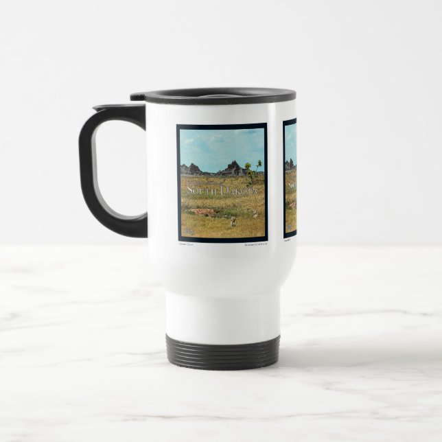 Taza De Viaje Tierras de pradera de Dakota del Sur (Izquierda)