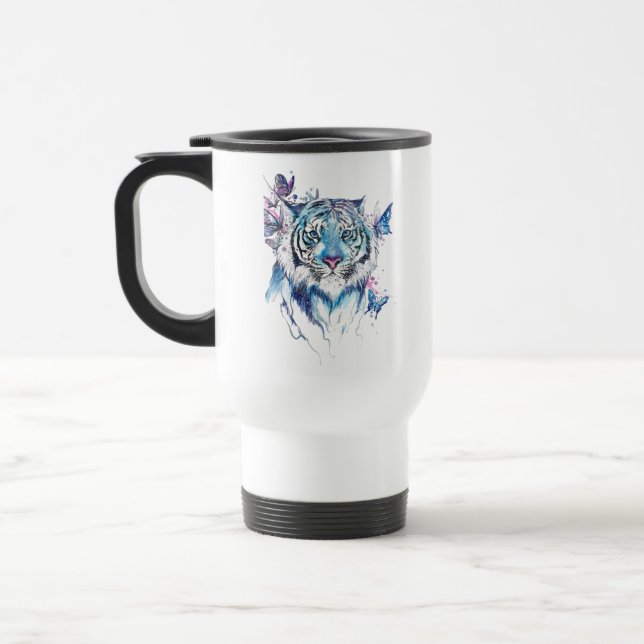 Taza De Viaje Tigre (Izquierda)
