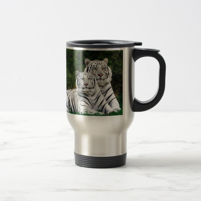 Taza De Viaje Tigres blancos (Derecha)