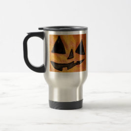 Taza De Viaje Tiled Cudly Jack-O-Lantern Mug