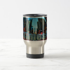 Taza De Viaje Times Square Broadway New York City, Nueva York