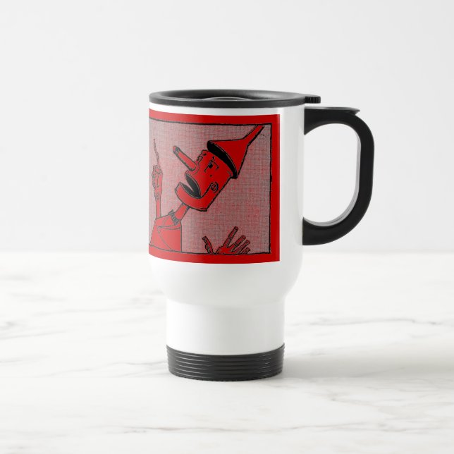 Taza De Viaje Tin Man Mug (Derecha)
