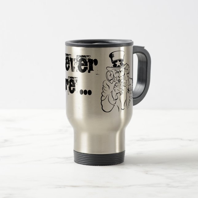 Taza de viaje Tío Sam (Anverso derecho)
