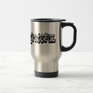 Taza De Viaje Tipografía de Graffiti Style