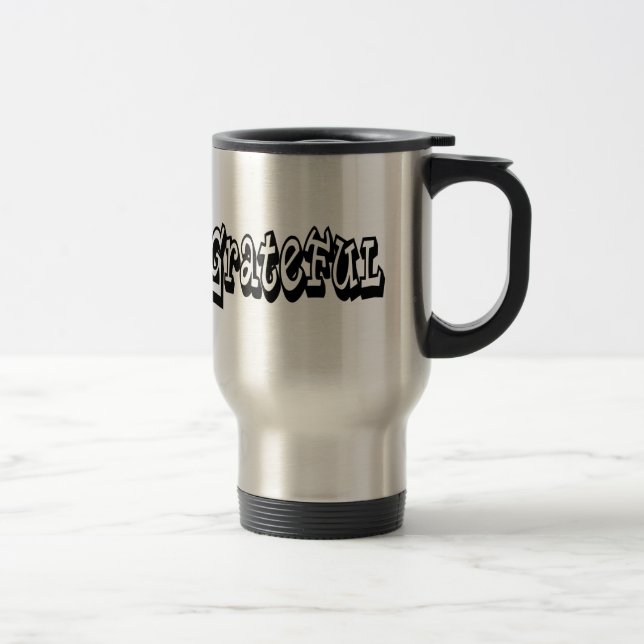 Taza De Viaje Tipografía de Graffiti Style (Derecha)
