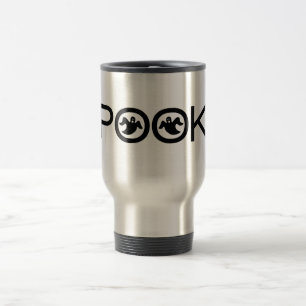 Taza De Viaje Típografía espeluznante Halloween Mug