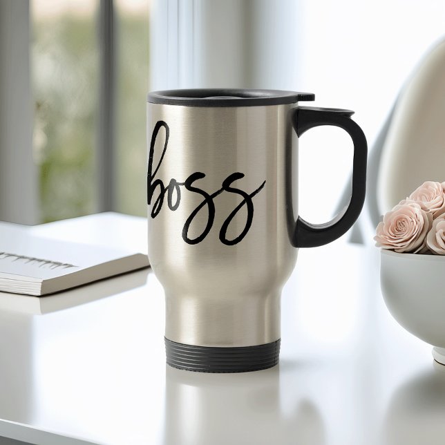 Taza De Viaje Tipografía moderna de Boss (Subido por el creador)