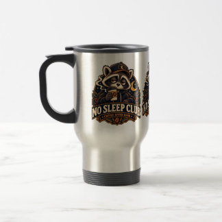 Taza De Viaje Título: No Sleep Club Café Después de Oscurecer Ma