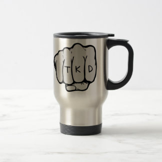 Taza De Viaje TKD Fist Travel Coffee Mug