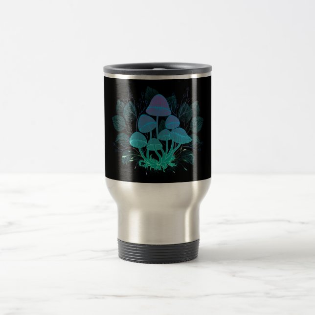 Taza De Viaje Toadstools en Bushes (Centro)