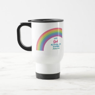 Taza De Viaje Todas las cosas son posibles