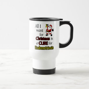 Taza De Viaje Todo Lo Que Quiero Para Navidades/Santa...Endometr