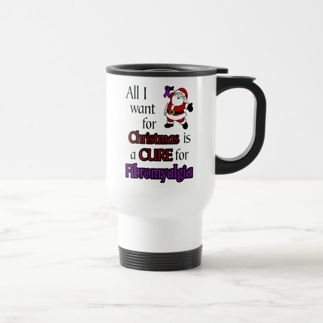 Taza De Viaje Todo lo que quiero para Navidades/Santa Fibro (Derecha)