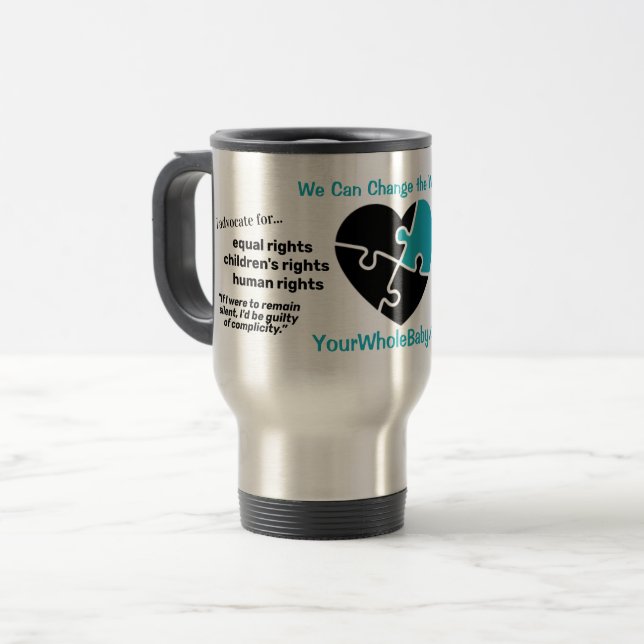 Taza De Viaje Todo tu bebé "Yo defiendo" (Anverso izquierdo)